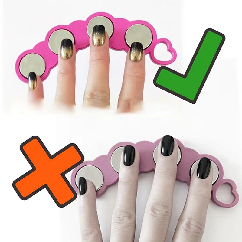 New Nail Cat Eye Magnetic for Gradient Cat Eye Gel Nail Polish Strong Magnet Stick Black Pink Multi-functional Nail Magnet Tool Zpaxo