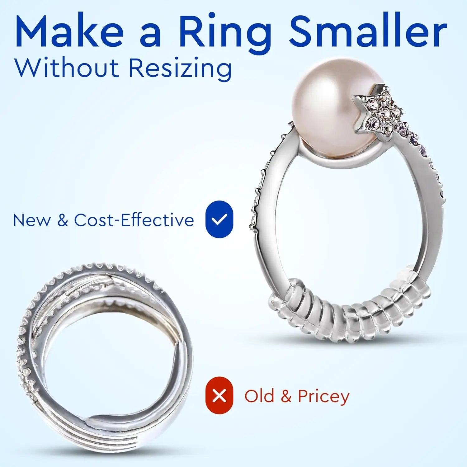 Invisible Ring Sizers – Adjustable Spacers for Loose Rings