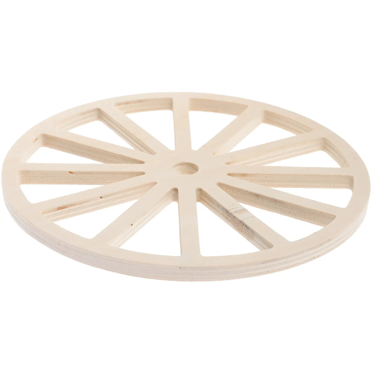 Vintage Wooden Wagon Wheel Wall Decor Rustic Unfinished Blank Art Zpaxo