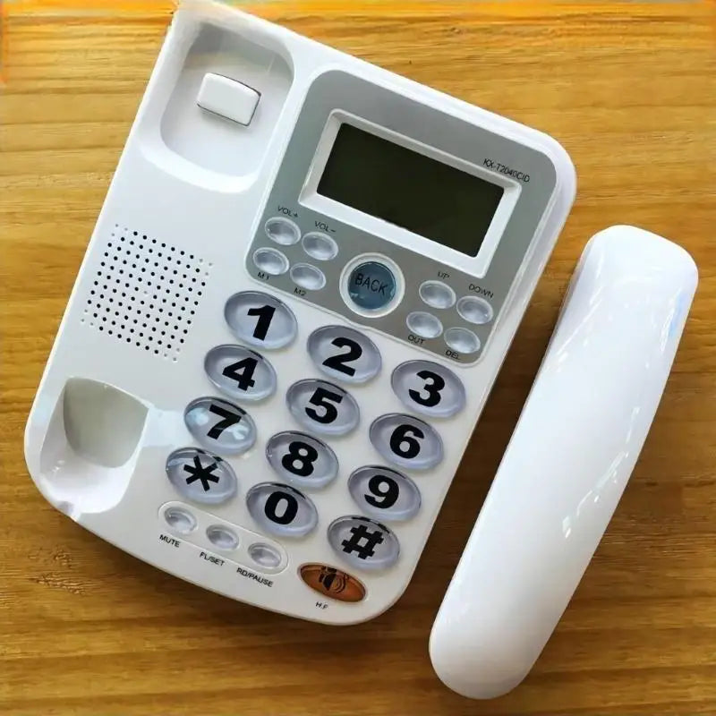 652F Home Landline Fixed Telephone Desk Phone Caller Identification Zpaxo