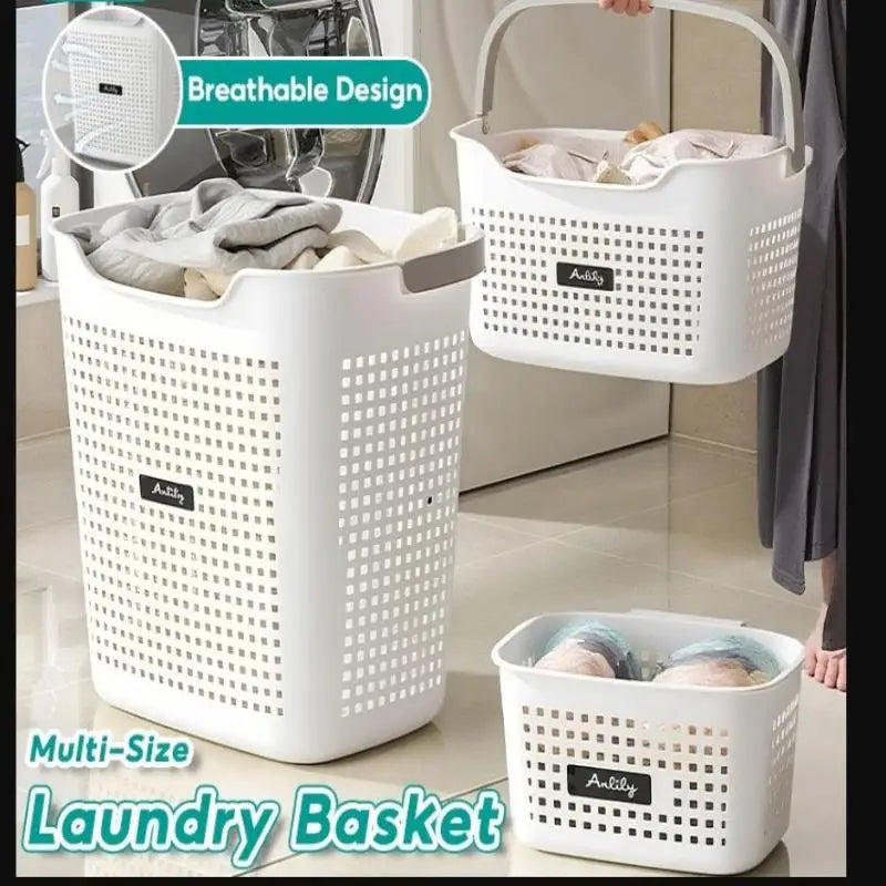 Multi-size Large Capacity Laundry Storage Dirty Clothes Basket Handle