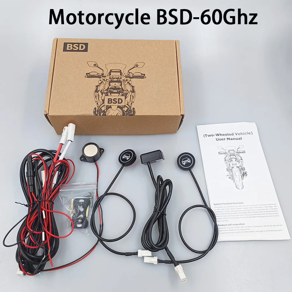 60Ghz Millimeter Motorcycle Blind Spot Detection System Wave Radar