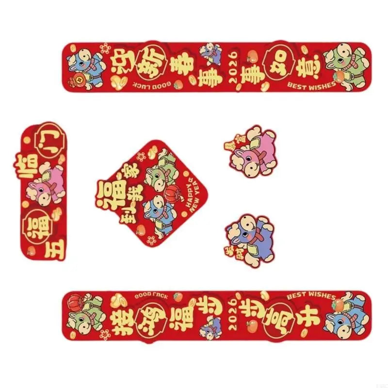 Festival 2026 Horse Red Couplets Traditional Designs Paper Year