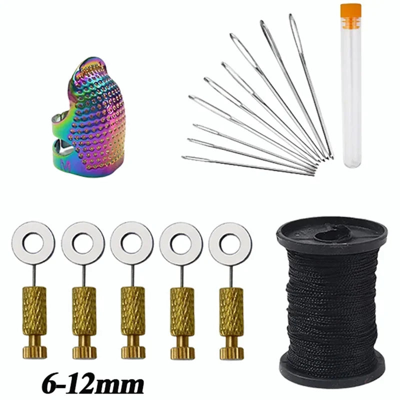 16pcs Leather Suture Positioning Needle Tools Set DIY Suture Fixed Position Needle Leather Fixed Suture Needle Craft Supplies Zpaxo