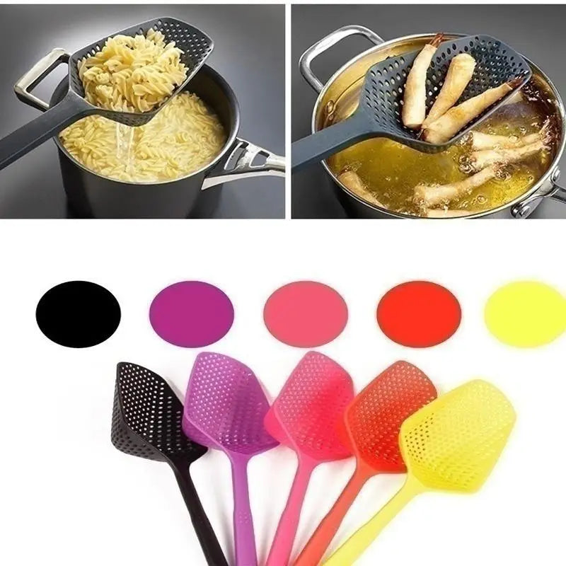 1Pcs Strainer Spoon Large Funnel Fried Food Strainer Vegetable Food Water Filter Portable Home Kitchen Cooking Tools Zpaxo