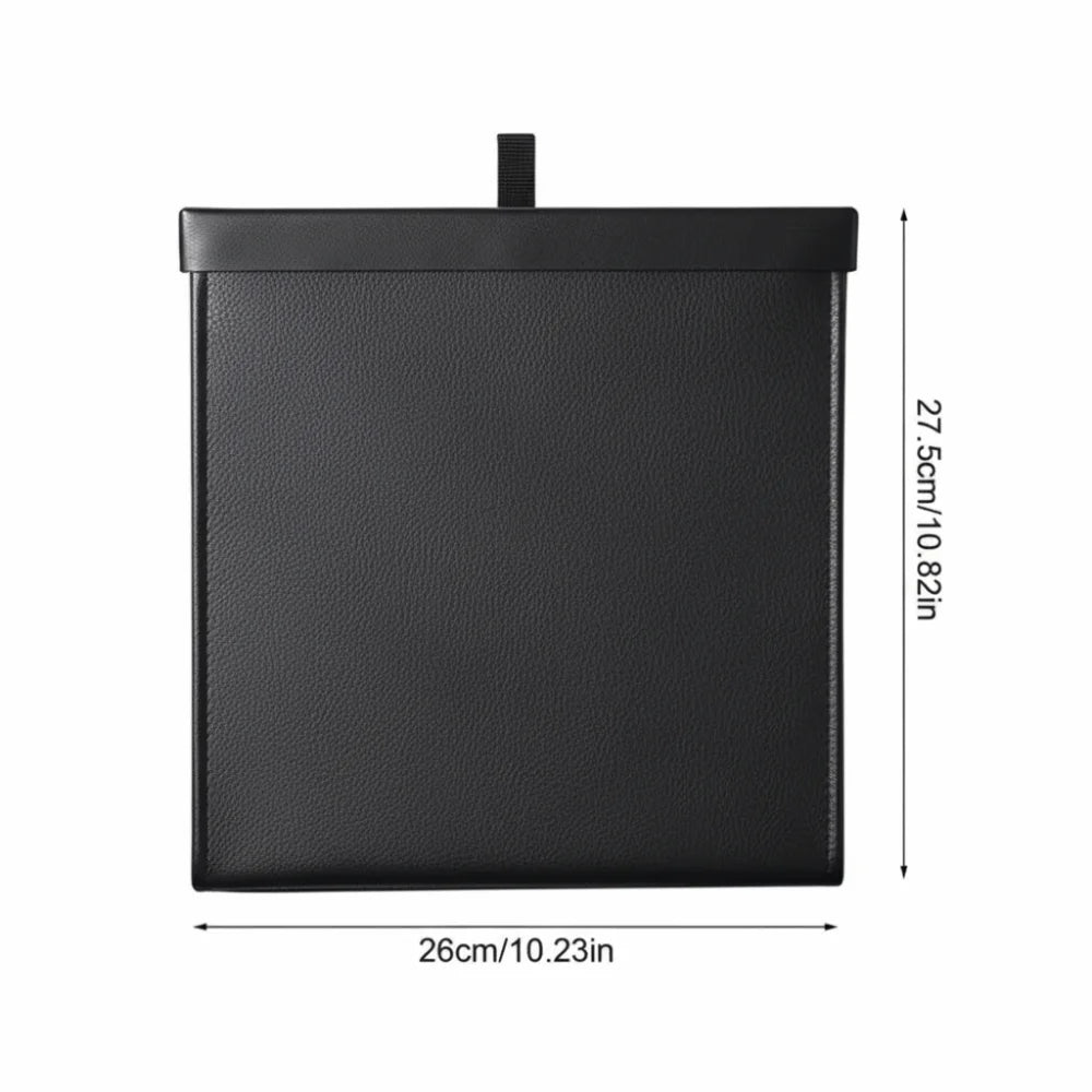 Portable Leakproof Car Trash Can Magnetic Waterproof Garbage Bin Zpaxo