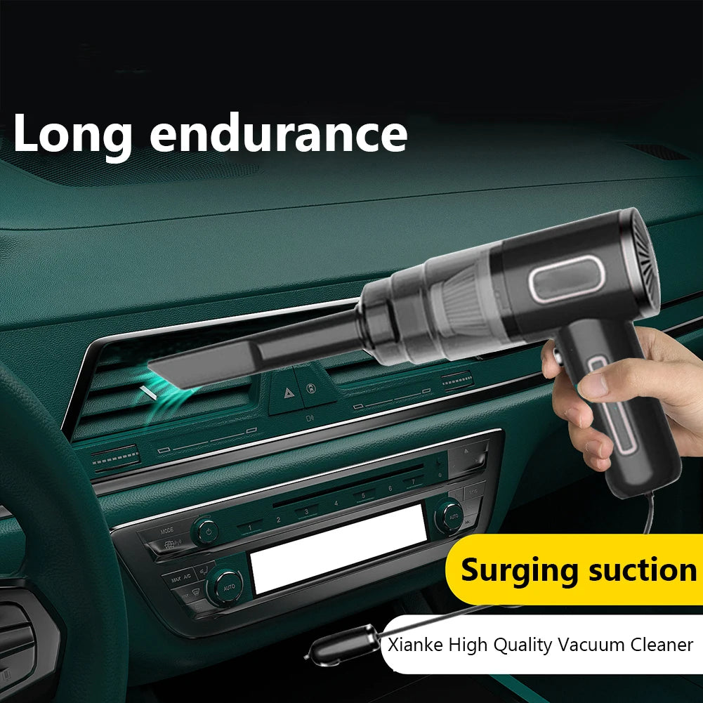 1500mAh Portable Car Vacuum Cleaner USB Plug Handheld Powerful