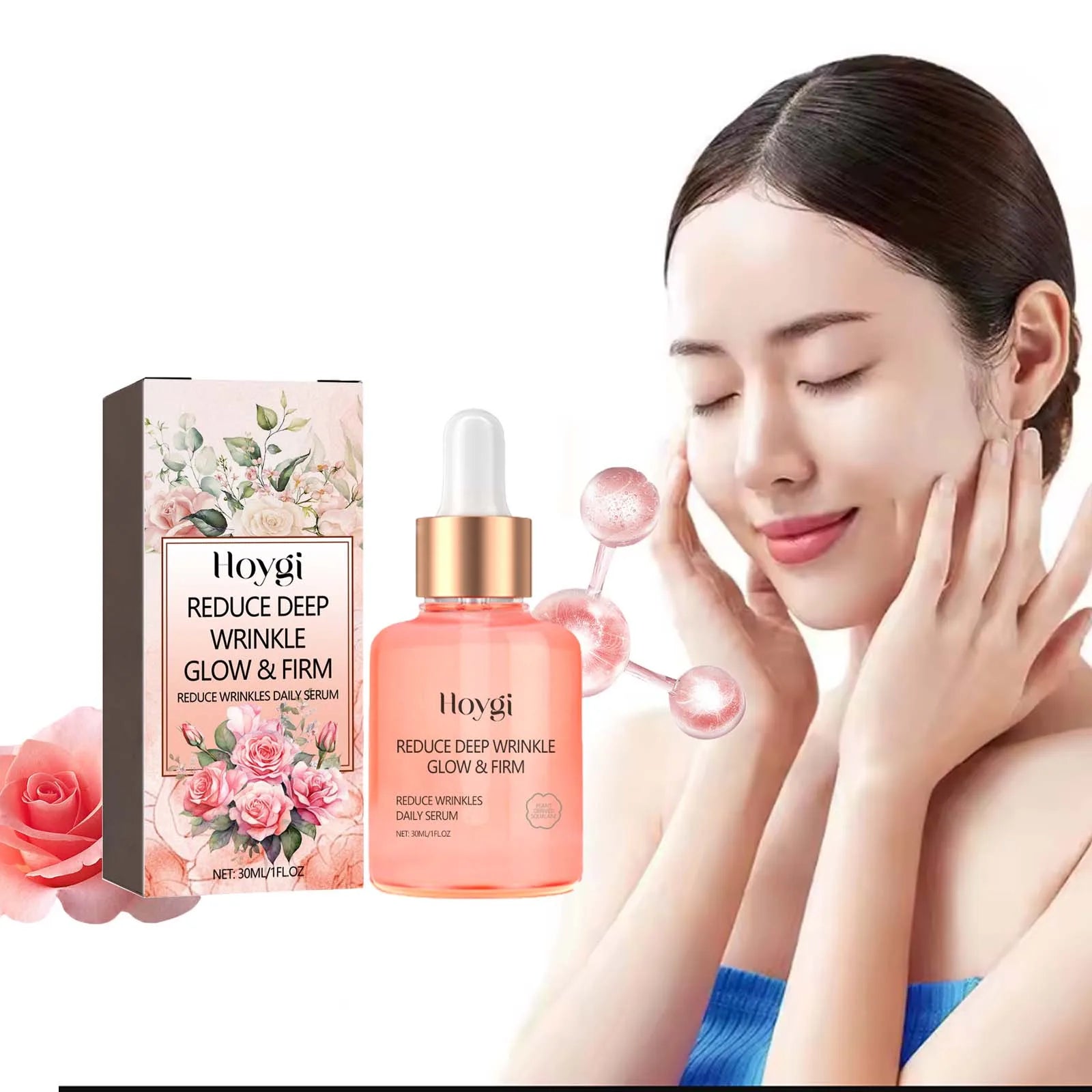 Hoygi Rose Vitamin C Serum – Anti-Aging, Pores & Brightening Face Serum Zpaxo