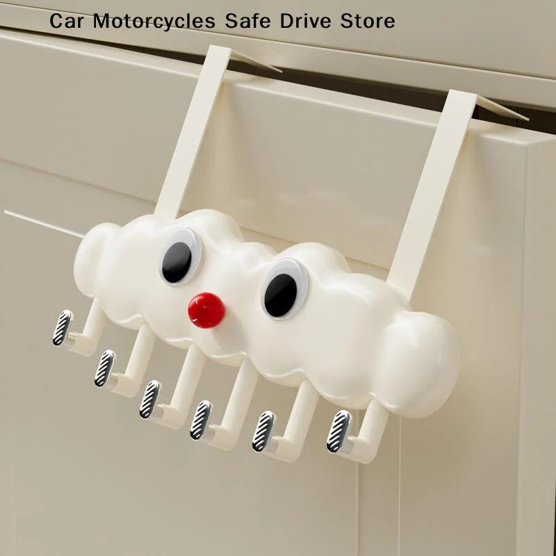 MCute Cloud-shaped Over-the-door Clothes Hanger Multipurpose