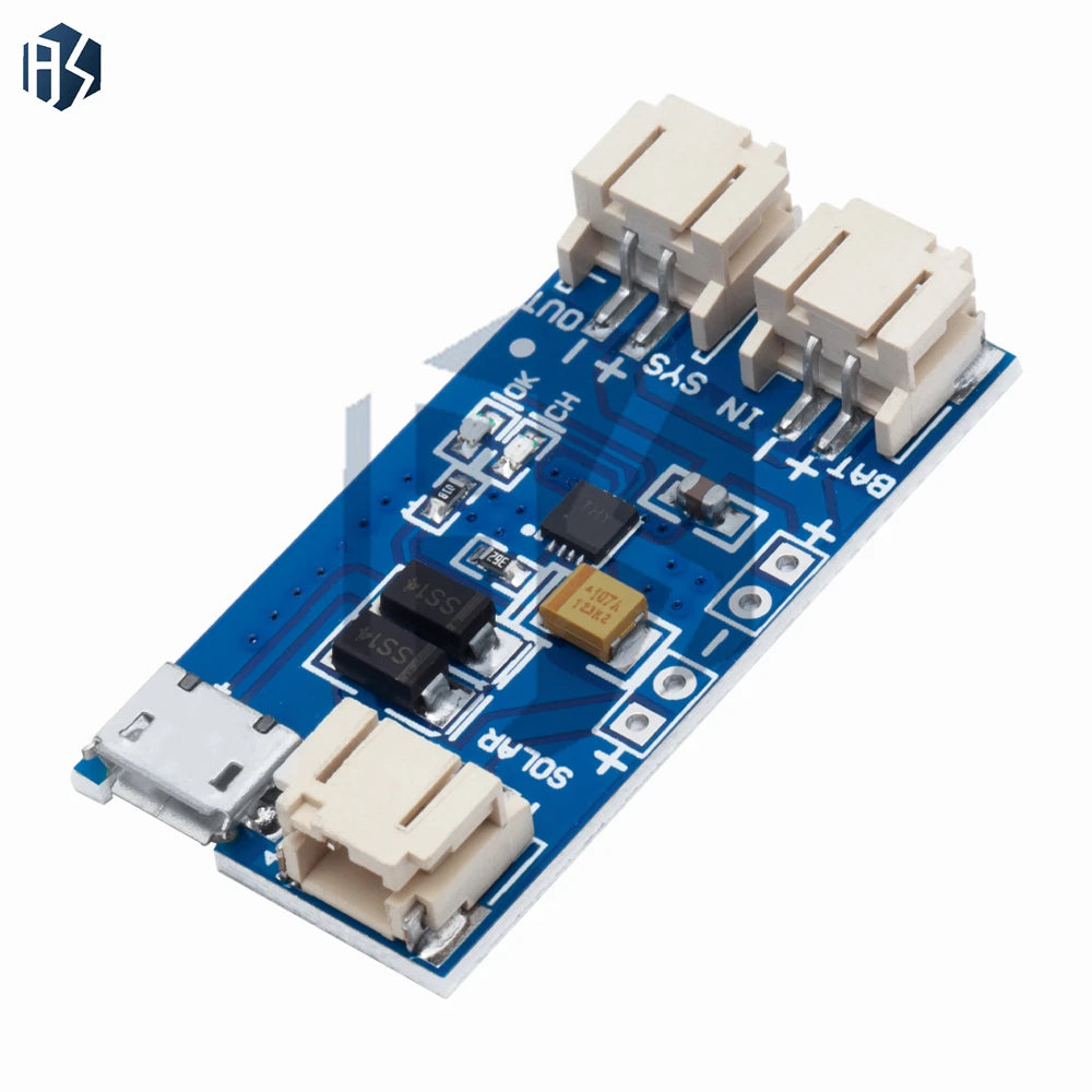 Mini Solar Lipo Charger Board CN3065 Lithium Battery Chip DIY Outdoor Charging Board Module with Connector Wire For Arduino Zpaxo