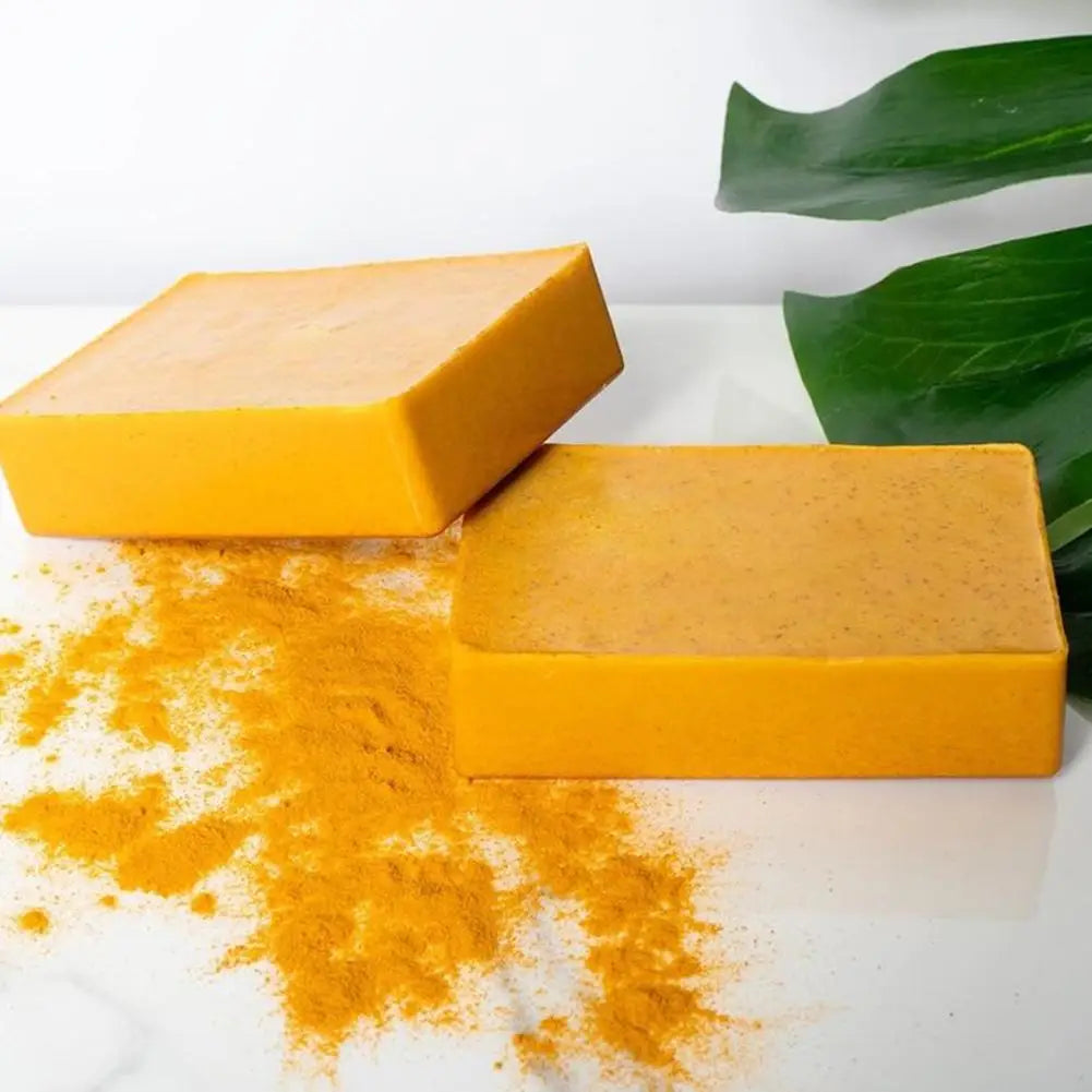 Turmeric Kojic Acid Soap – Lemon, Goat's Milk & Dark Spot Fade Brightening Bar Soap Zpaxo