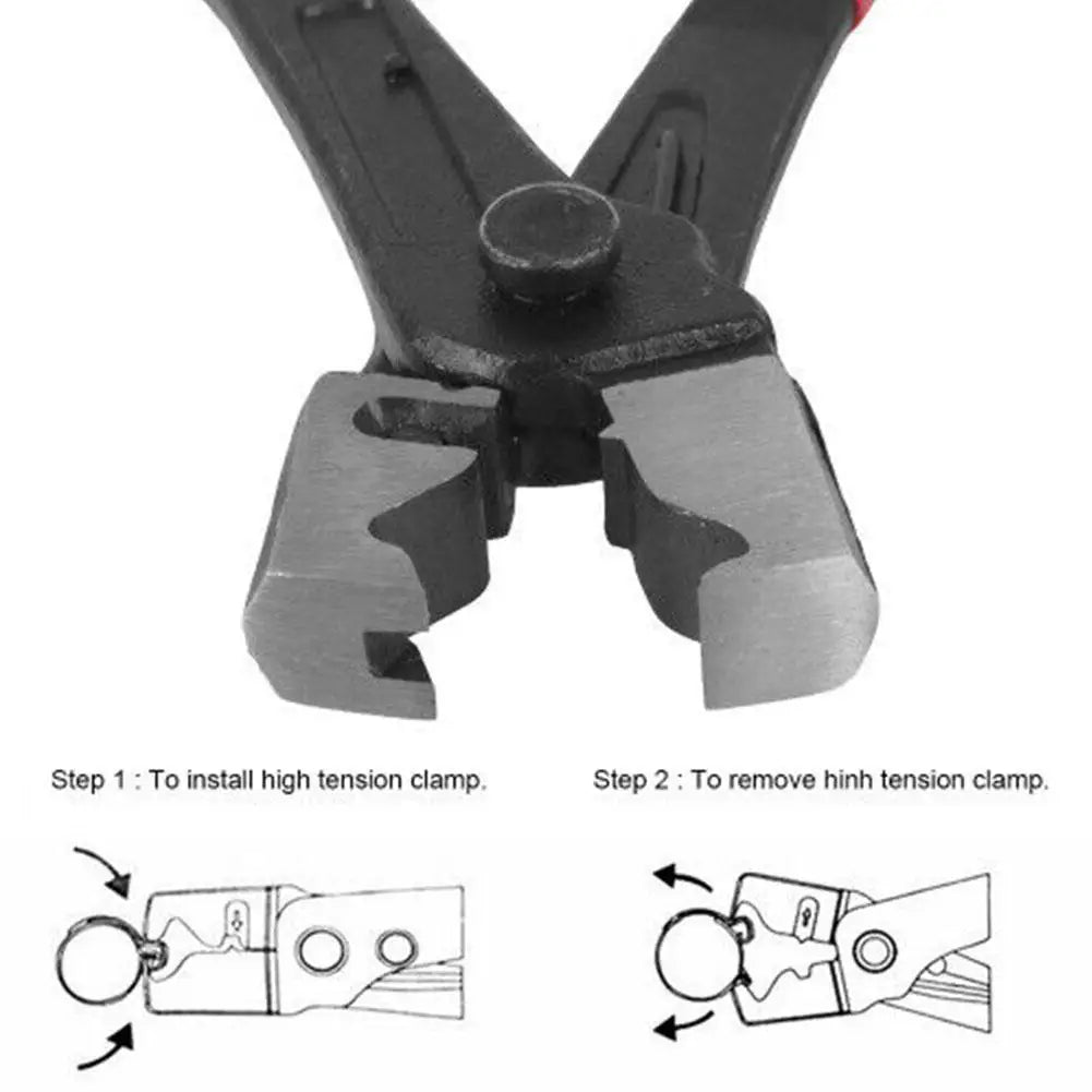 R-Type Hose Clamp Crimping Pliers – Car Water & Oil Pipe Tool Hose Clamp Plier Zpaxo