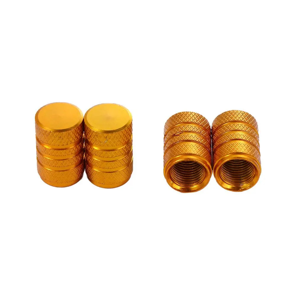 Presta Valve Caps – 4-Pack CNC Aluminium Alloy Bicycle Dust Covers