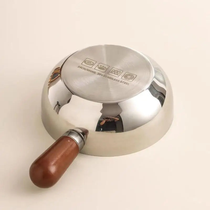 Sleek Stainless Steel Individual Noodle Pot High-class Design Zpaxo
