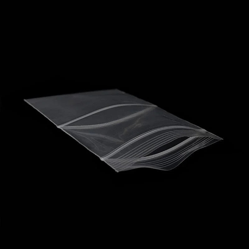 CM200Pcs Transparent Double Pocket Bags Home Travel Coins Pearls