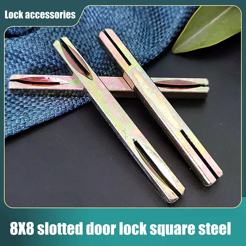 1Pcs Door Window Handles Galvanised Square Spindles Door Lock Transmission Rod Square Axis Square Strip Door Shaft Accessories Zpaxo