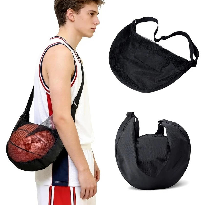 Anti-Tear Mesh Ball Bag – Basketball, Soccer & Volleyball