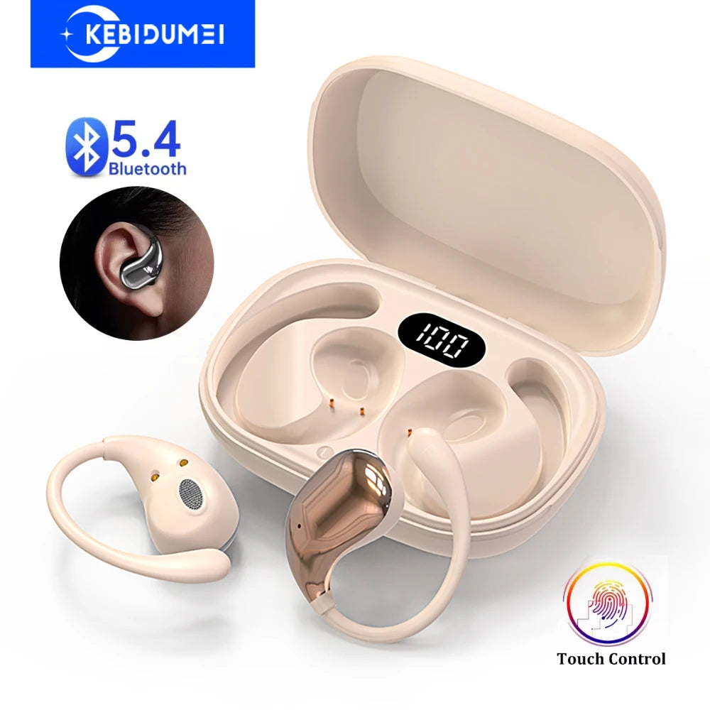 Bluetooth 5 4 Headphones Ear Hook Earphones TWS Wireless Headsets