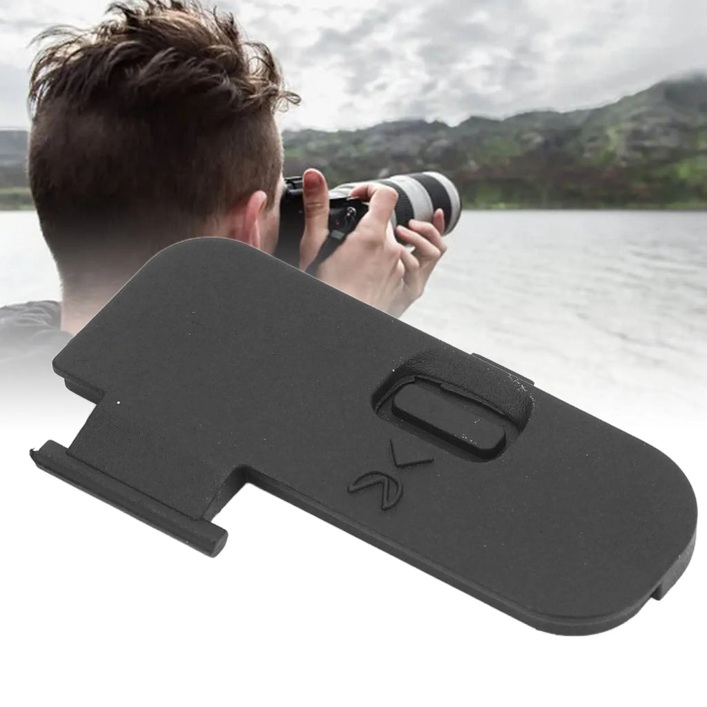Camera Battery Door Cover Compact Black Lid Quick Release Easy