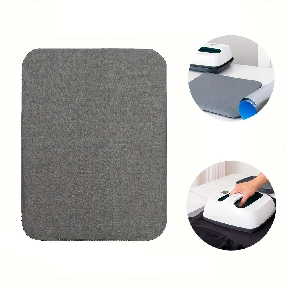 1 Pc Heat Press Mat for Heat Press Machines and HTV Craft Vinyl and Iron On Projects, 8" x 10" Zpaxo Dark Grey