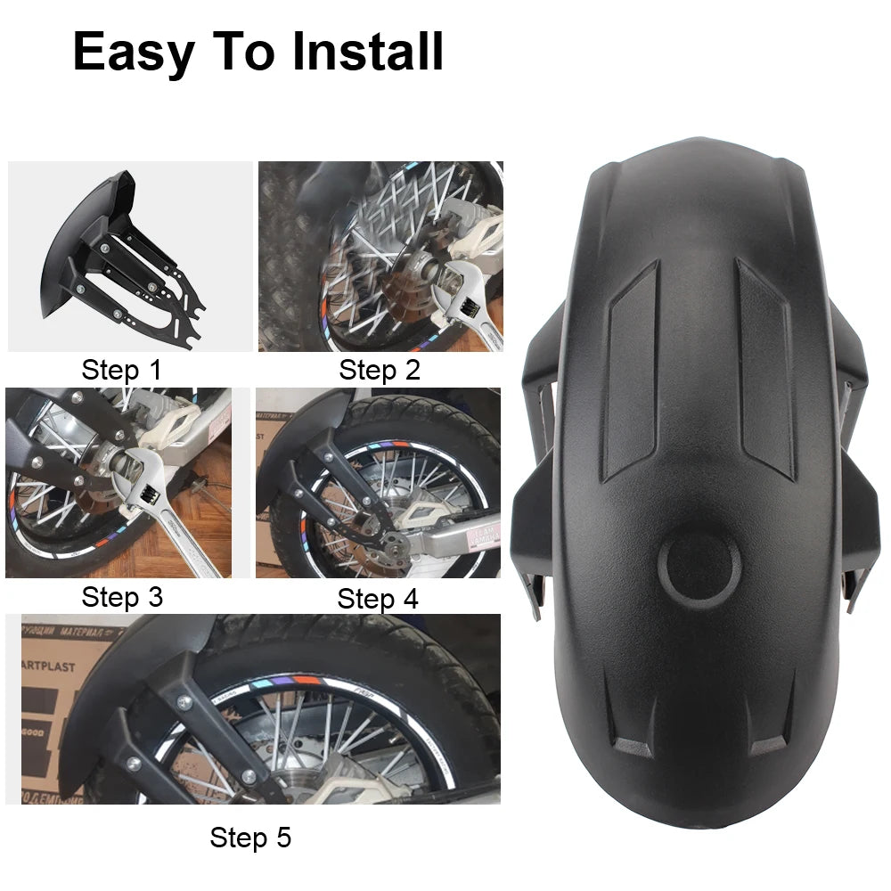 Splash Guard Universal Motor Accessories Motorcycle Rear Wheel Fender