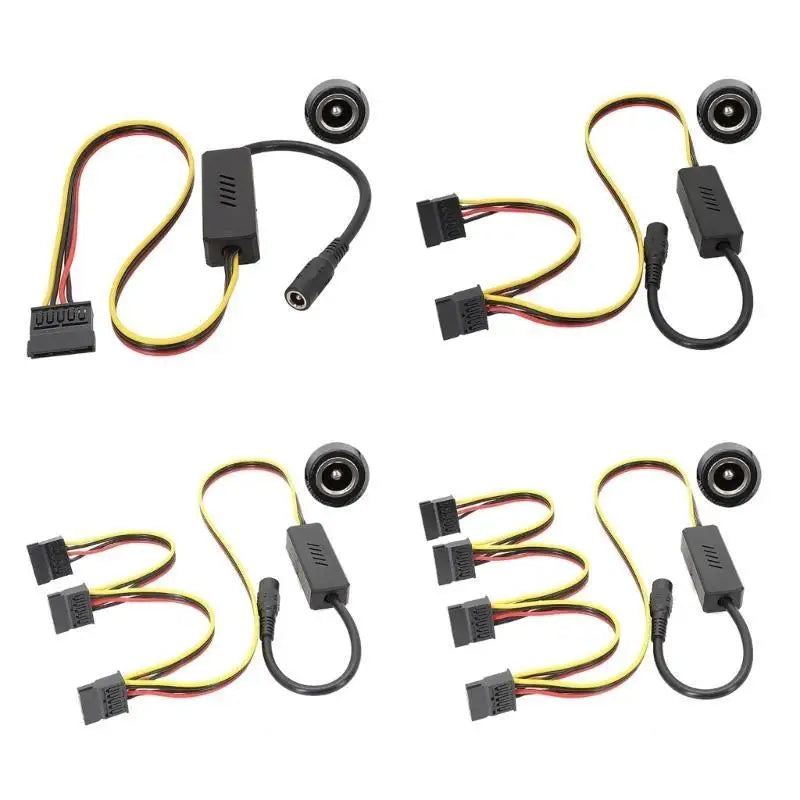 652F DC5525 Cable To DC5.5x2.5mm 12V Supply Cord 50cm/19.69in 12V to 5V Converters Durability Supply Cable Zpaxo