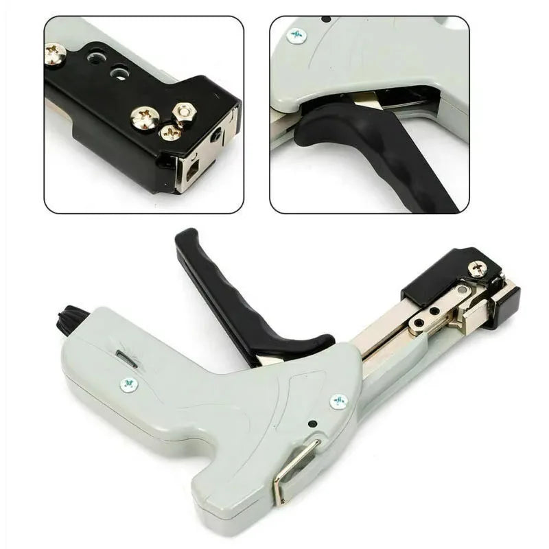 Stainless Steel Cable Tie Gun Adjustable Tension Fastening Tool