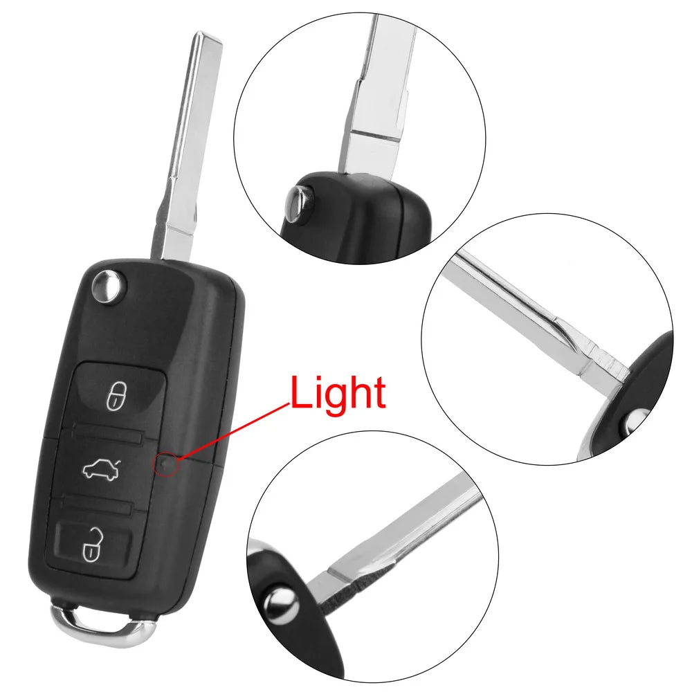VW Golf Jetta Touran Tiguan B5 Key Shell Auto Case Replacement Car