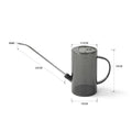 Watering Can Water Can for Plants with Sprinkler Head 2L Long Mouth Watering Can Flower Watering Can for Outdoor House Plant Zpaxo 1L gray