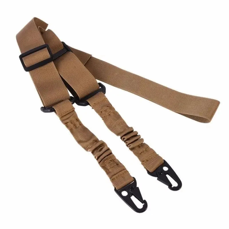 Tactical 2-Point Gun Sling Canvas Shoulder Strap – Rifle Belt