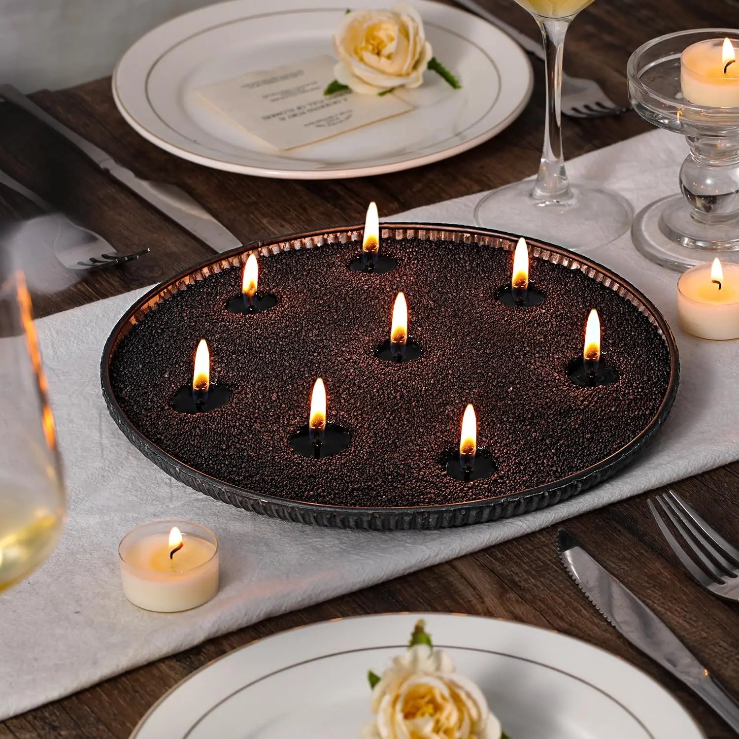 200G White Black Pearled Candle Sand Set with 10pcs Candle Wick DIY Handmade Materials For Beads Candle Making Kit Crafts Zpaxo