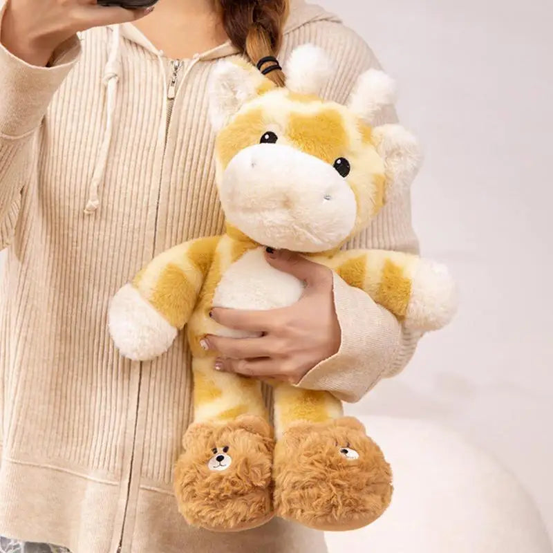 Cute Stuffed Animal Cute Giraffe Doll 50cm Cuddly Comforting Companion Plush Collectible Doll Birthday Party Supplies For Kids Zpaxo