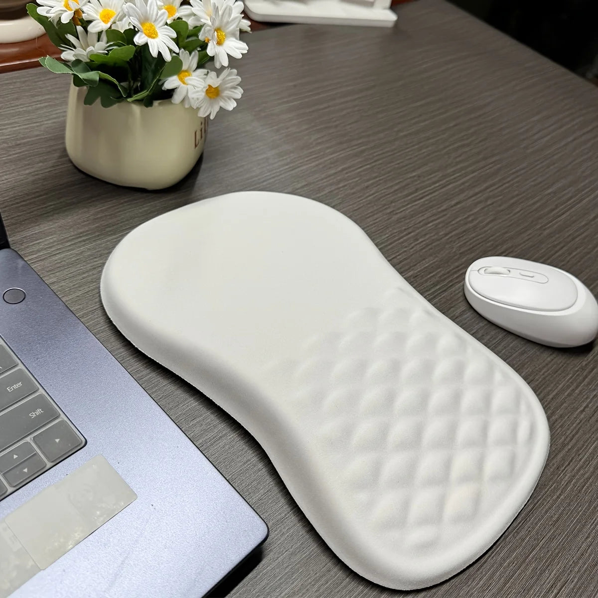 Ergonomic Mouse Pad Large Wrist Support Anti-slip Rubber Base Durable Zpaxo