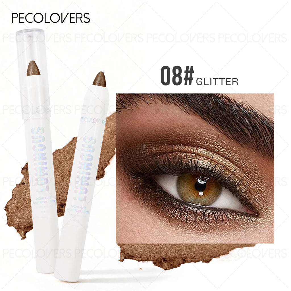 Shimmer Highlighter Eyeshadow Stick- Parkling Glitter Makeup Marker
