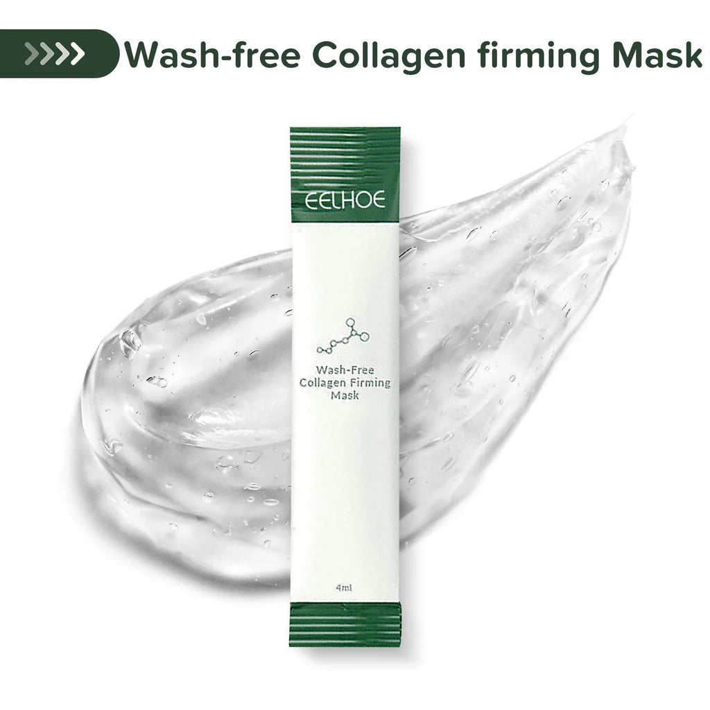 EELHOE Wash Free Collagen Firming Mask Moisturizing Skin Care Rejuvenation Hyaluronic Acid Disposable Hydrating Face Sheet Mask Zpaxo