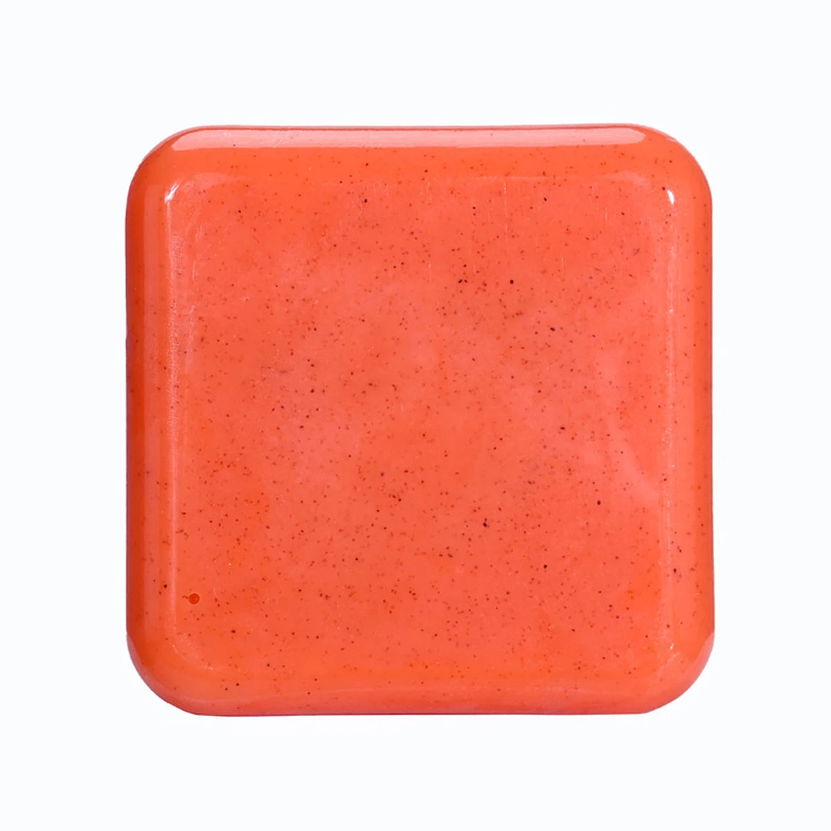 Kojic Acid Scrub Soap orange Fragrance Body Face Wash Nature Ingredient Papaya Floral Pattern Paper Style Bath Zpaxo