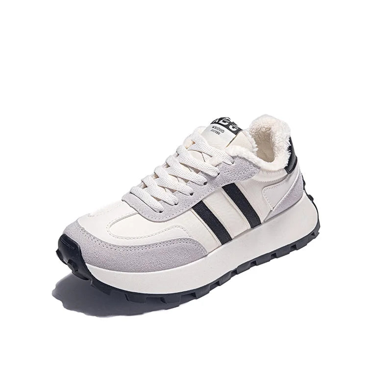 2023 Autumn Winter Fashion Women Sneaker Luxury Warm Soft Casual Zpaxo