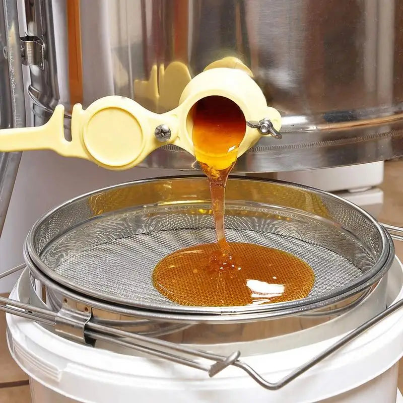 Stainless Steel Beekeeping Double Layer Honey Filter Settling Tank Colanders Strainers For Kitchen Tools Zpaxo