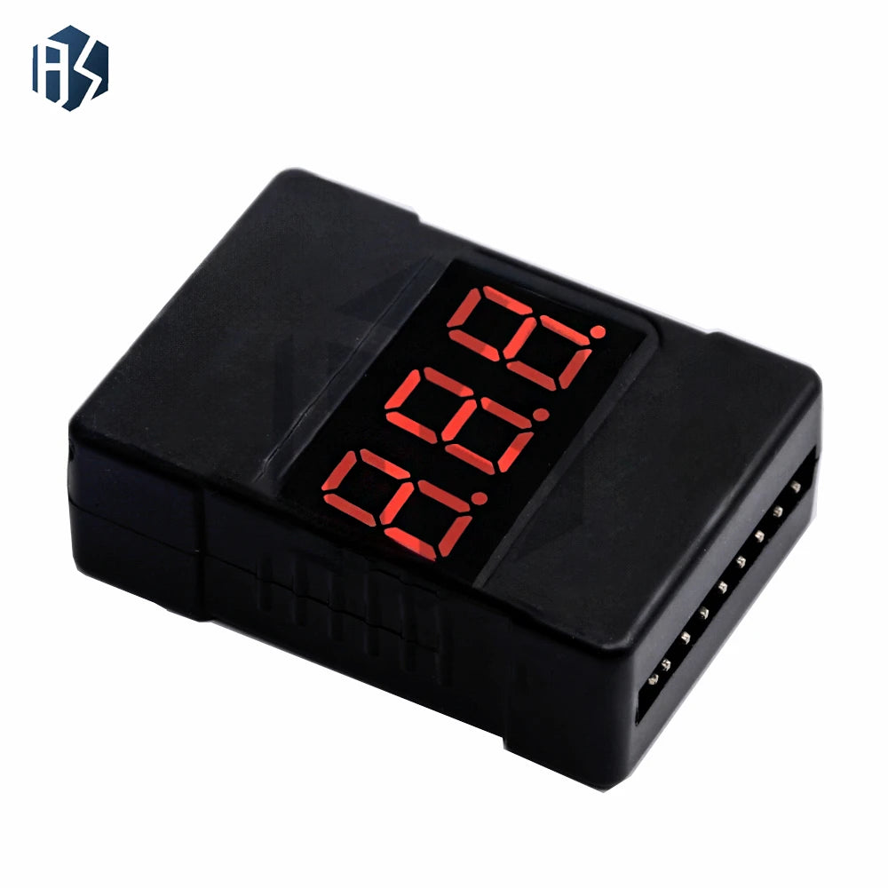 EGBO F00872 2-in-1 1S-8S Lipo Battery Voltmeter Tester Dual Speakers Zpaxo