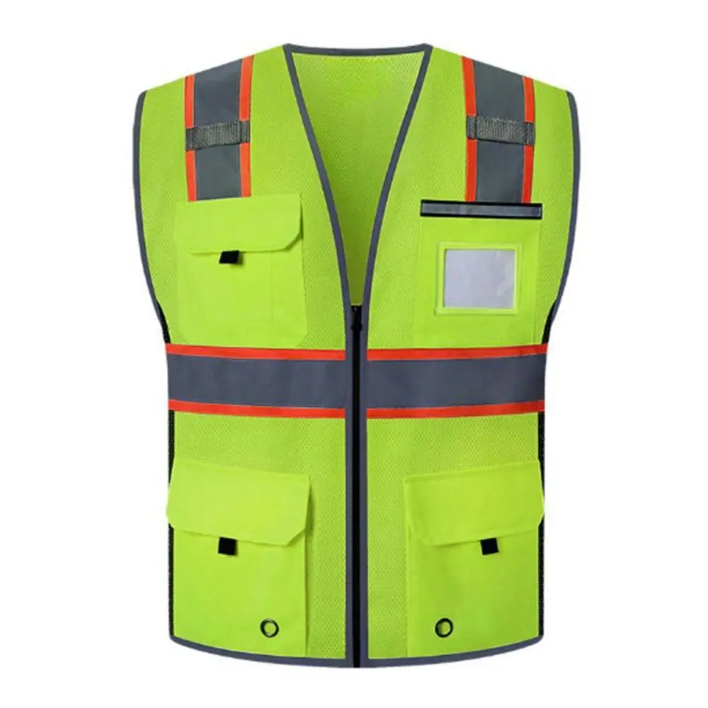 Visibility Reflective Safety Vest Wear Resistant Fashion Traffic Zpaxo