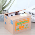 Children's Smart Savings Box Stealing Cat Electronic Money Bank Home