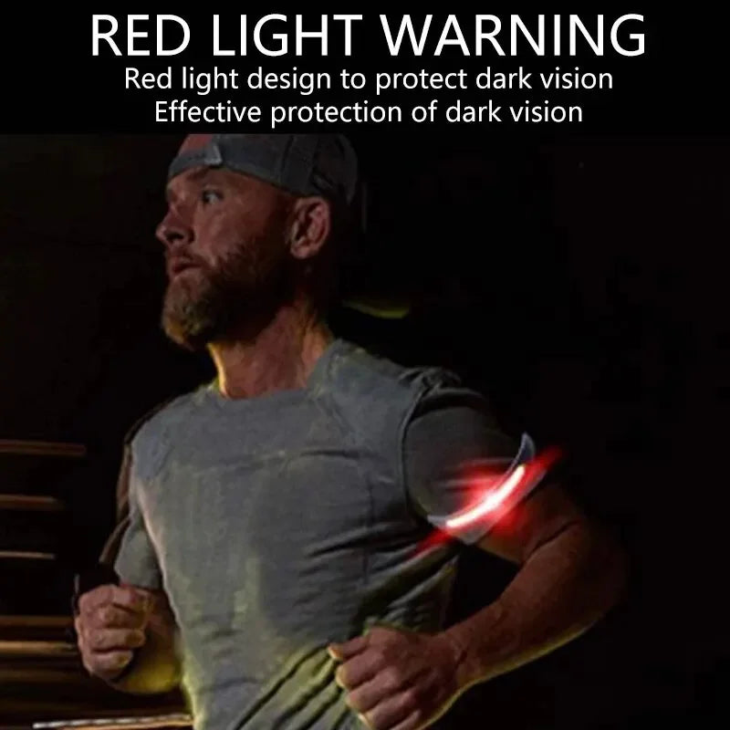 COB LED Armband Light 500LM – USB Rechargeable Night Running LED Safety Armband Zpaxo