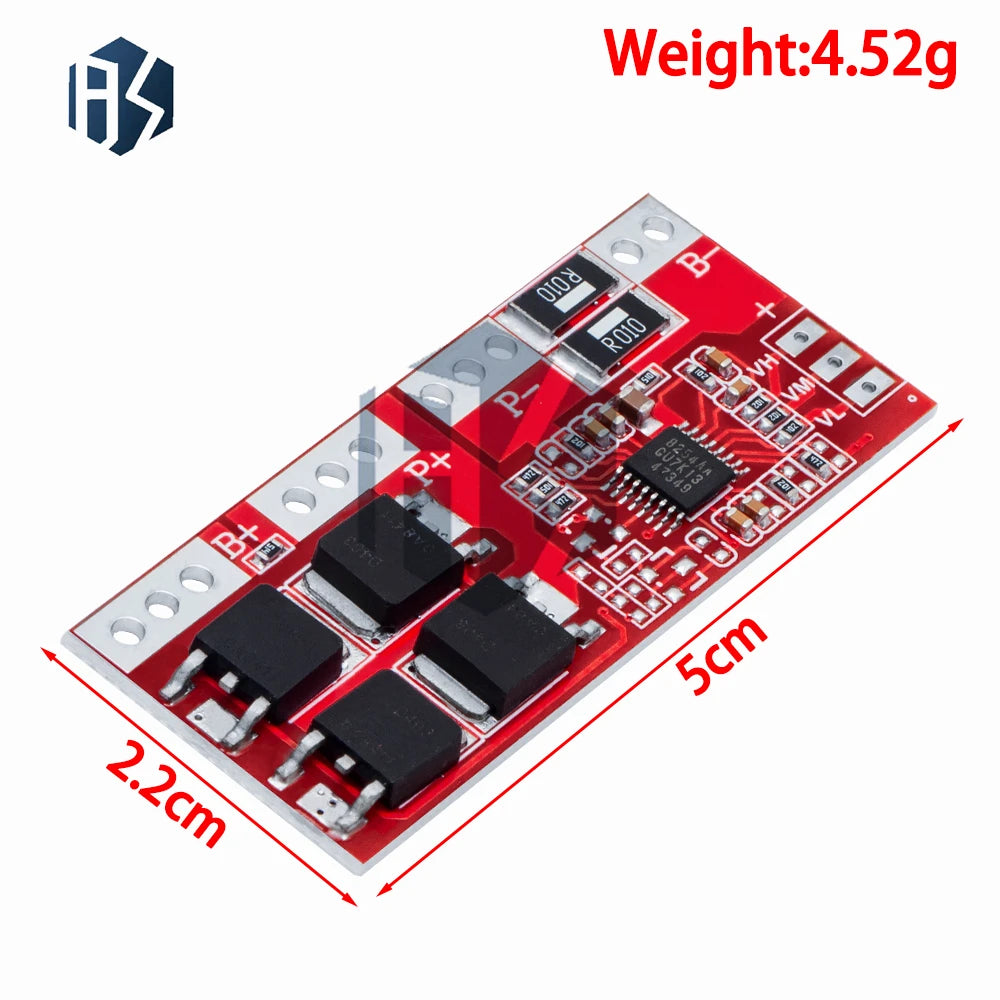 4S 4.2V/16.8V 30A High-Current Li-ion Battery BMS Module – Overcharge & Short-Circuit Protection Zpaxo