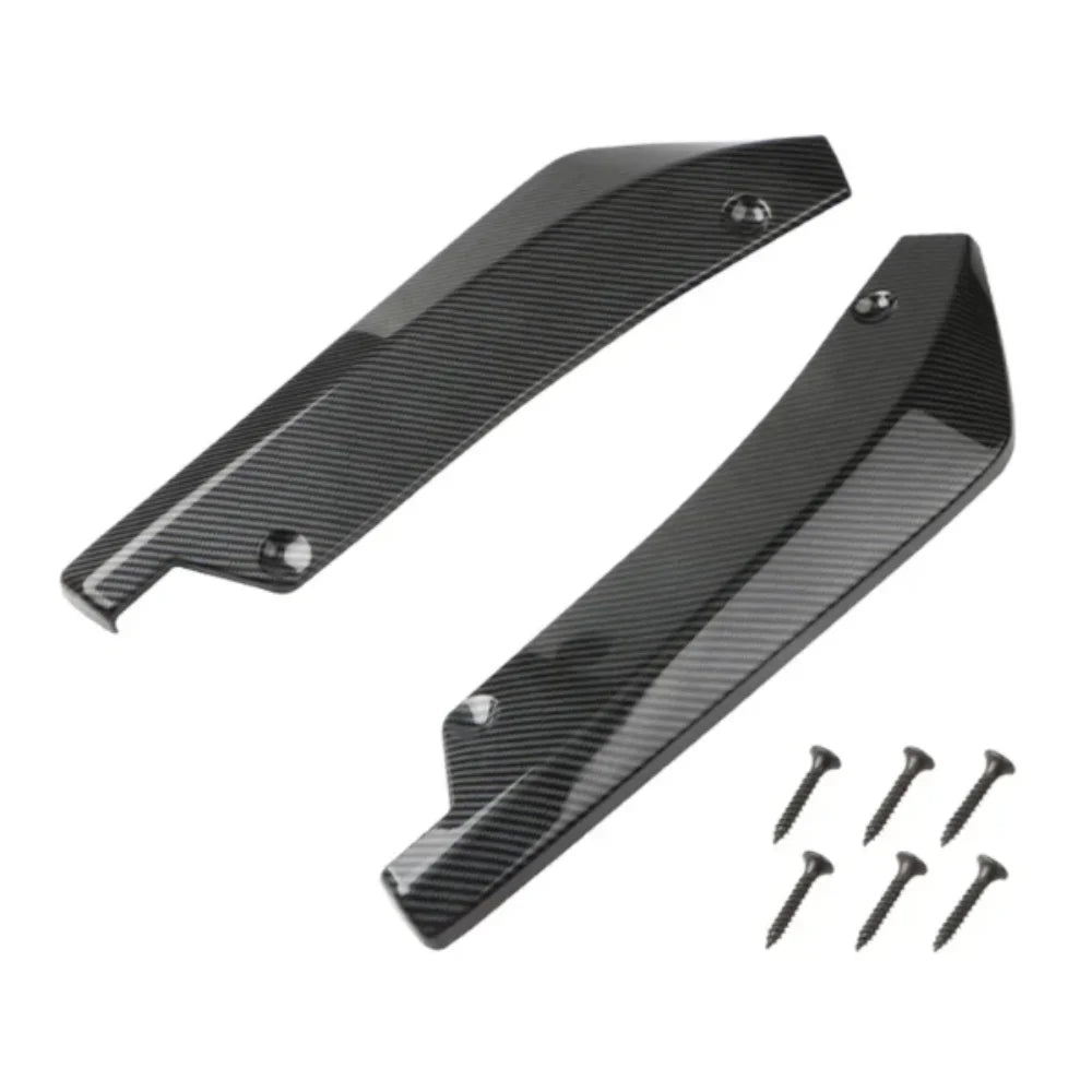 Carbon Fiber Material Rear Corner Scratch Protector Diffuser Car Zpaxo Carbon fiber