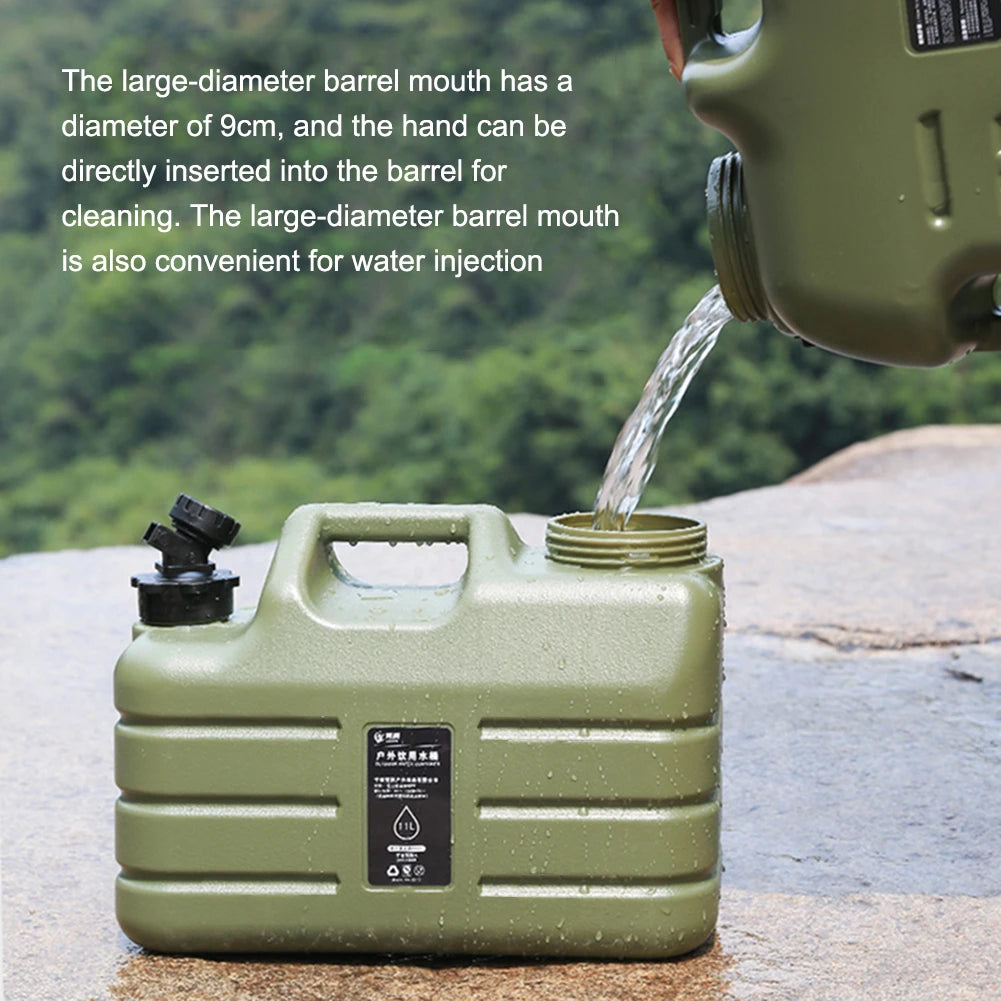 Drinking Water Canister Large Capacity Portable Camp Bag Detachable