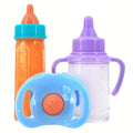Feeding Bottle Milk Bottles Juice One Pacifier Doll Accessories