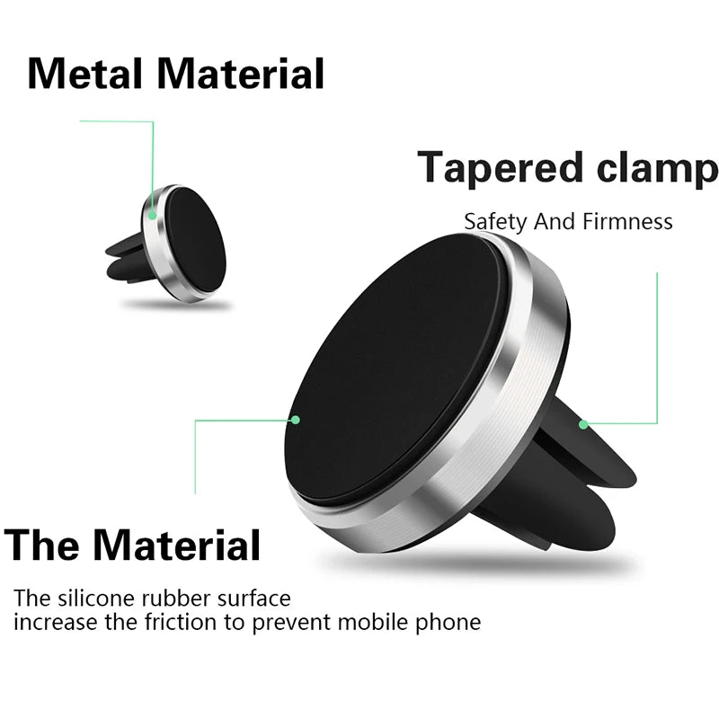 Universal Magnetic Car Phone Holder Mobile Air Vent Mount Bracket Zpaxo