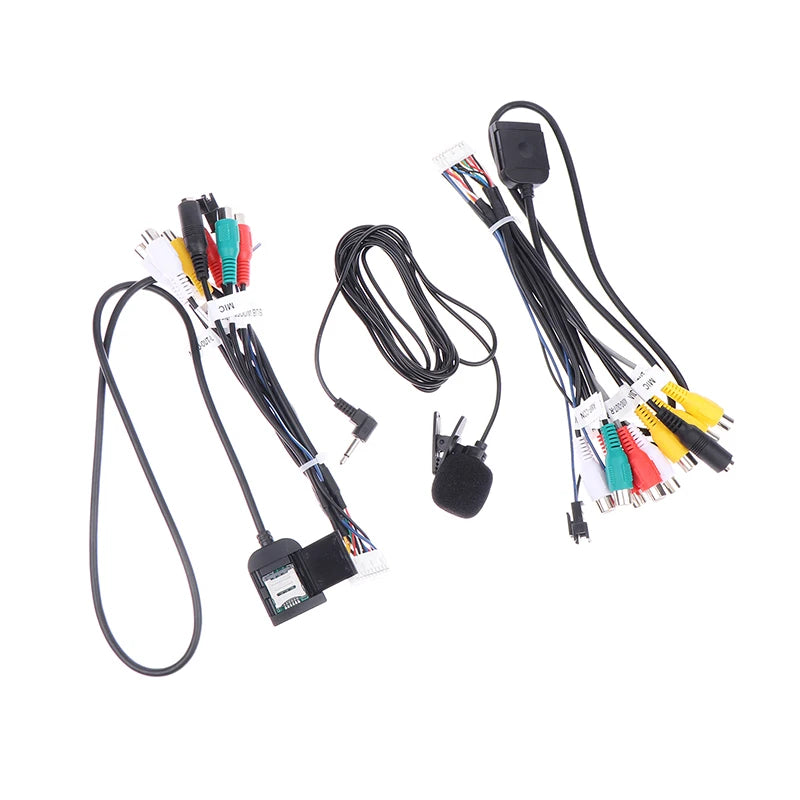 2024 New Sim Card Slot Adapter For Android Radio Multimedia Gps 4G 20pin Cable Connector Car Accsesories Wires Replancement Part Zpaxo