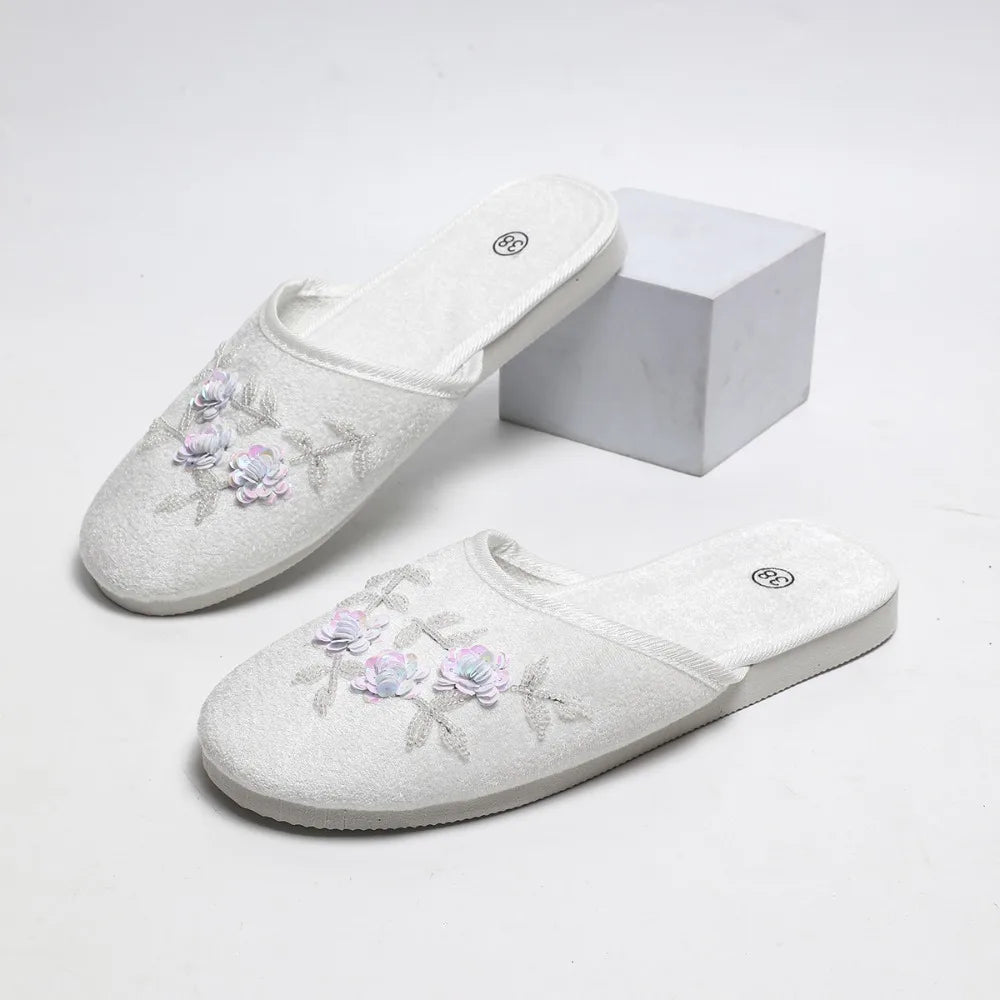 Women's Round Headed Slippers 2026 Vintage Home Flat Casual Sandals Zpaxo 36 image color 2