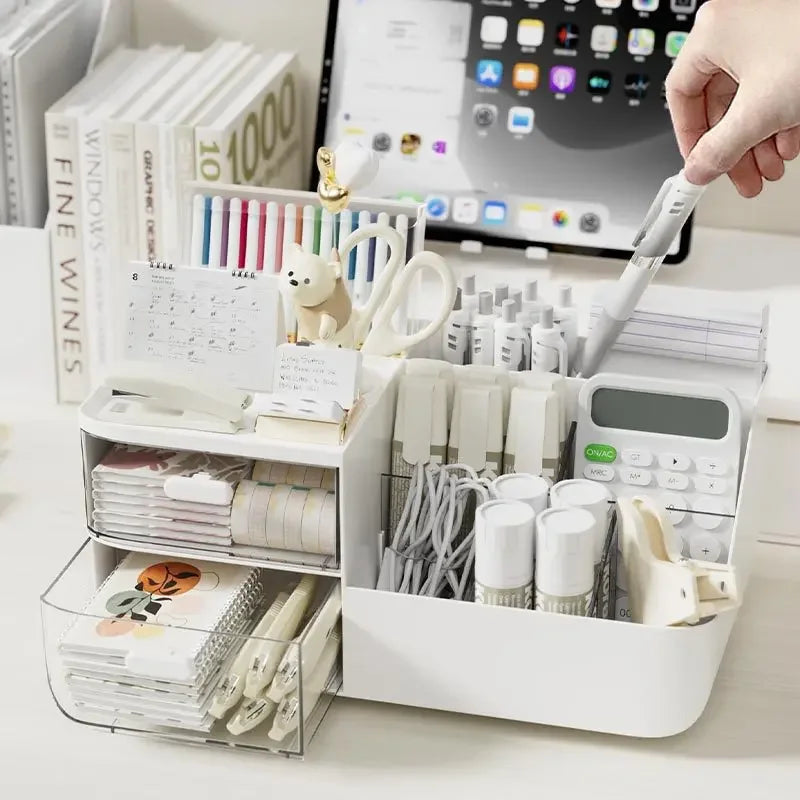 Desktop Drawer Organizer – Cosmetics & Stationery Storage Box Desktop Drawer Organizer Zpaxo